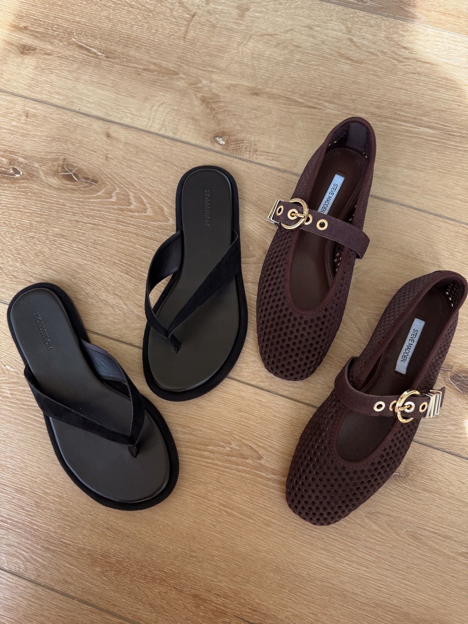 Scooped these chocolate brown flats up during the @nordstrom sale and I love these elevated black flip flops.

#LTKSaleAlert