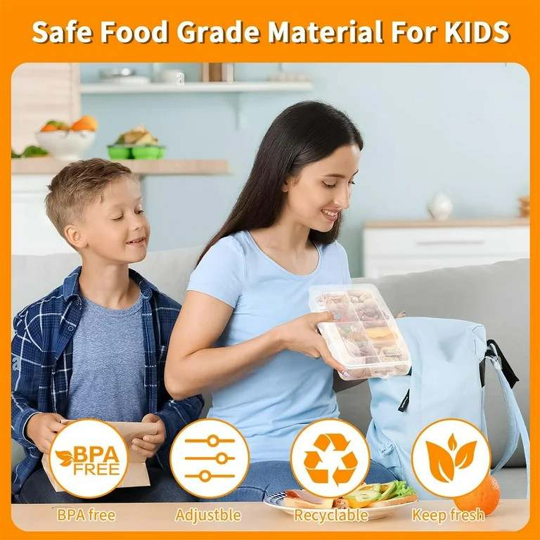 Kaireo Removable Snack Storage Box, Portable Snack Box, 10 Large Grid Fishing Tackle Box Organize... | Walmart (US)