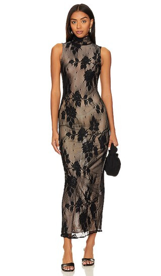 Macelina Maxi Dress in Black | Revolve Clothing (Global)