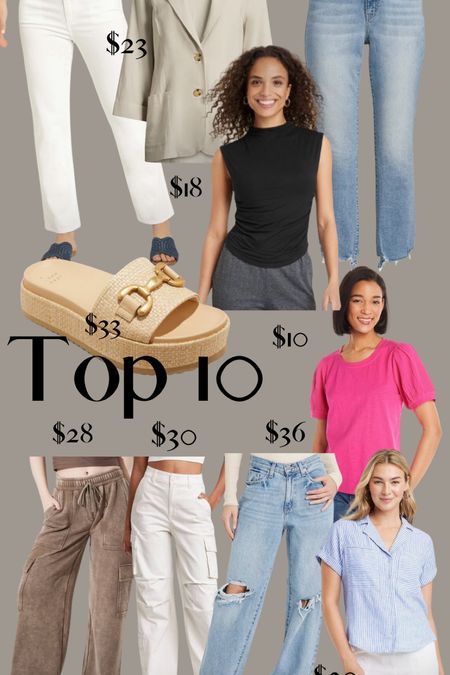 Last weeks best sellers!
Walmart new arrivals, Target new arrivals, white jeans, linen blazer, business casual, platform sandals, designer inspired, wide leg pants, wide leg jeans, cargo pants

#LTKstyletip #LTKfindsunder50 #LTKSeasonal