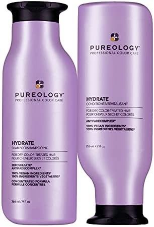 Pureology Hydrate Shampoo | For Dry, Color-Treated Hair | Hydrates & Strengthens Hair | Sulfate-F... | Amazon (US)