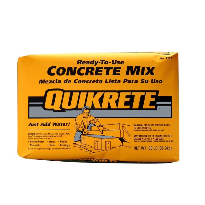QUIKRETE 80-lb High Strength Concrete Mix Lowes.com | Lowe's