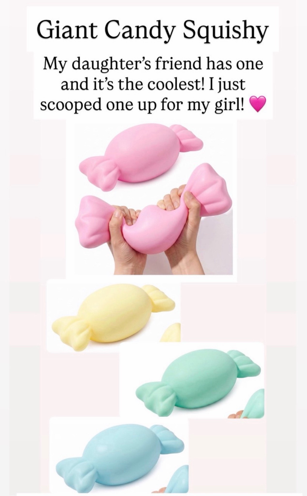 Giant candy squishy