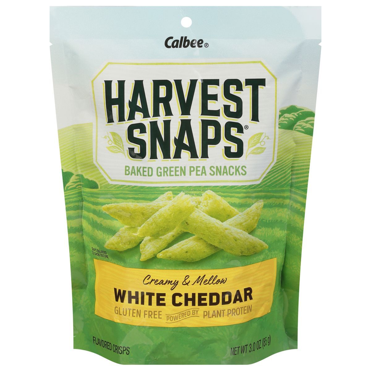 Harvest Snaps White Cheddar Baked Green Pea Snacks - 3oz | Target