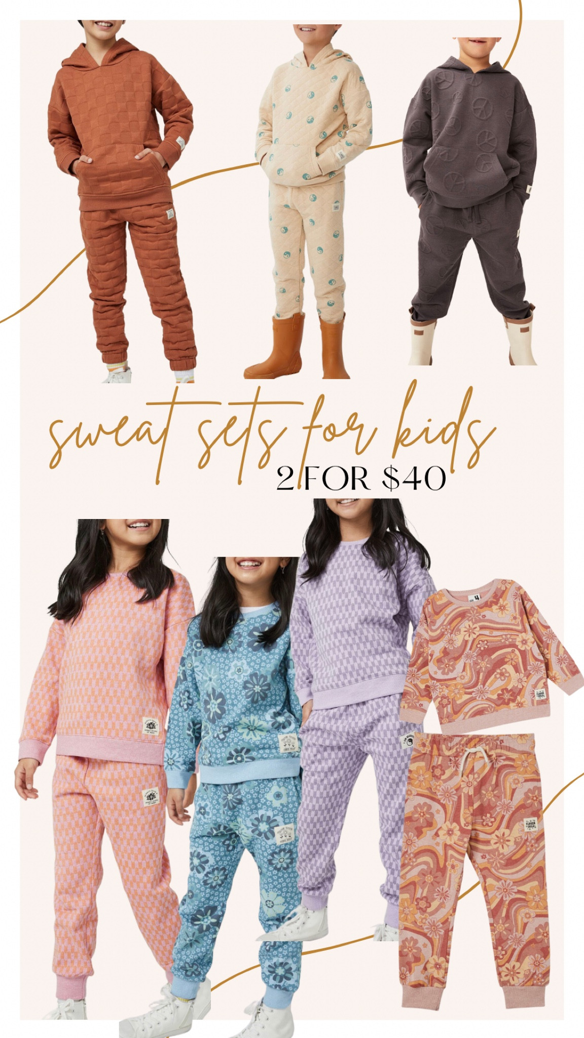 Cotton On Kids Sweat Sets on sale 2 for $40 ! So many cute comfy looks for your littles this season 

#LTKsalealert #LTKSeasonal #LTKkids