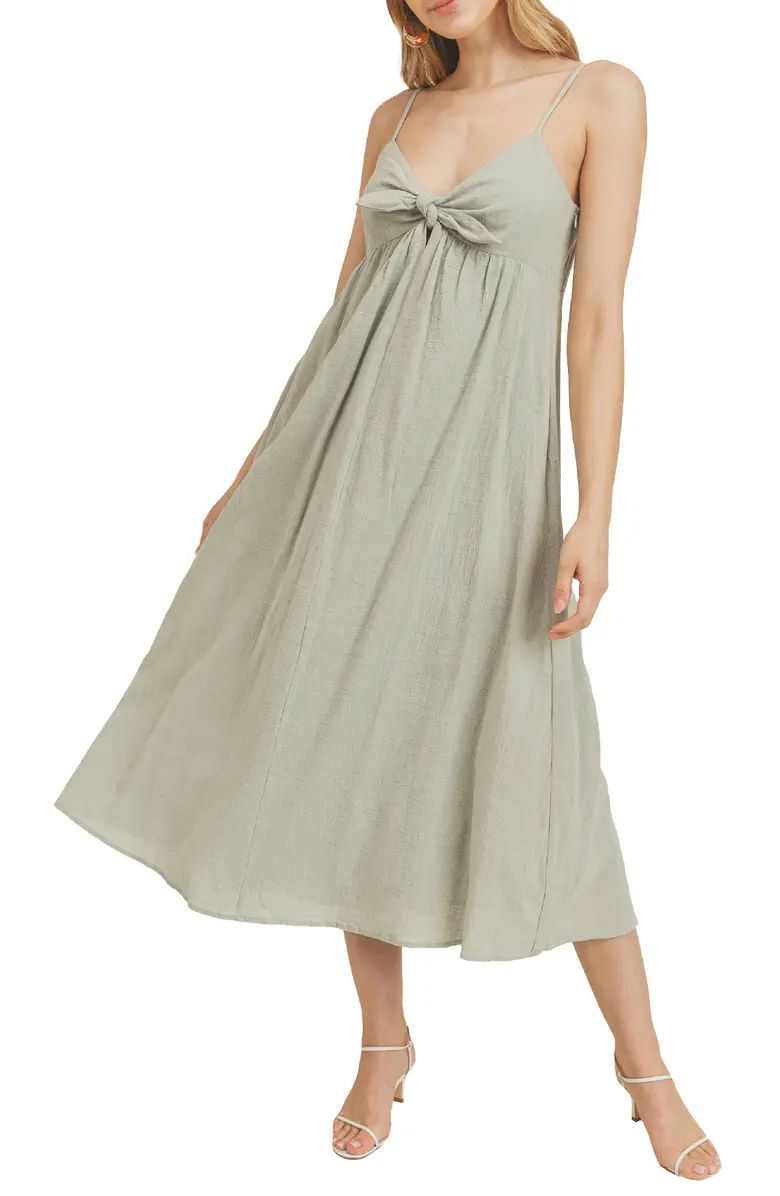 Lush Tie Front Cami Maxi Dress | Nordstromrack | Nordstrom Rack