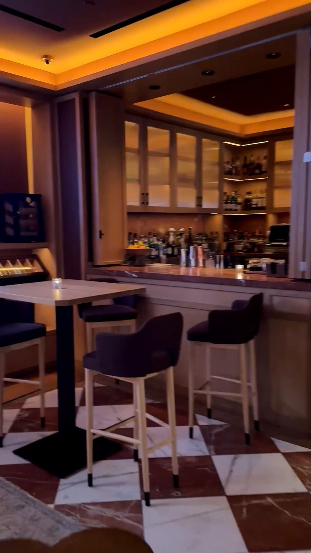 A beautifully designed home bar is all about the details—tailored barstools + a sleek wall- or ceiling-mounted wine rack that bring that private-club-at-home feel. Polished, inviting, and perfect for effortless entertaining. ✨

#barstool #winerack #homebar #bardesign #entertainingathome #counterstool #modernhome #interiordesign #ltkhome #interiorstyling #cocktailhour #homedecor

#LTKdayinmylife #LTKHome #LTKSaleAlert