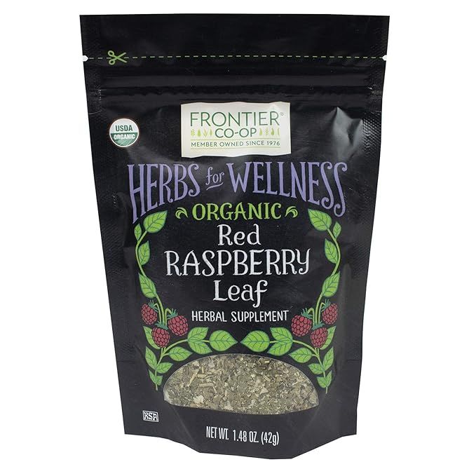 Frontier Co-op Red Raspberry Leaf, Cut & Sifted, Certified Organic | 1.48 oz (42g) Resealable Bag... | Amazon (US)