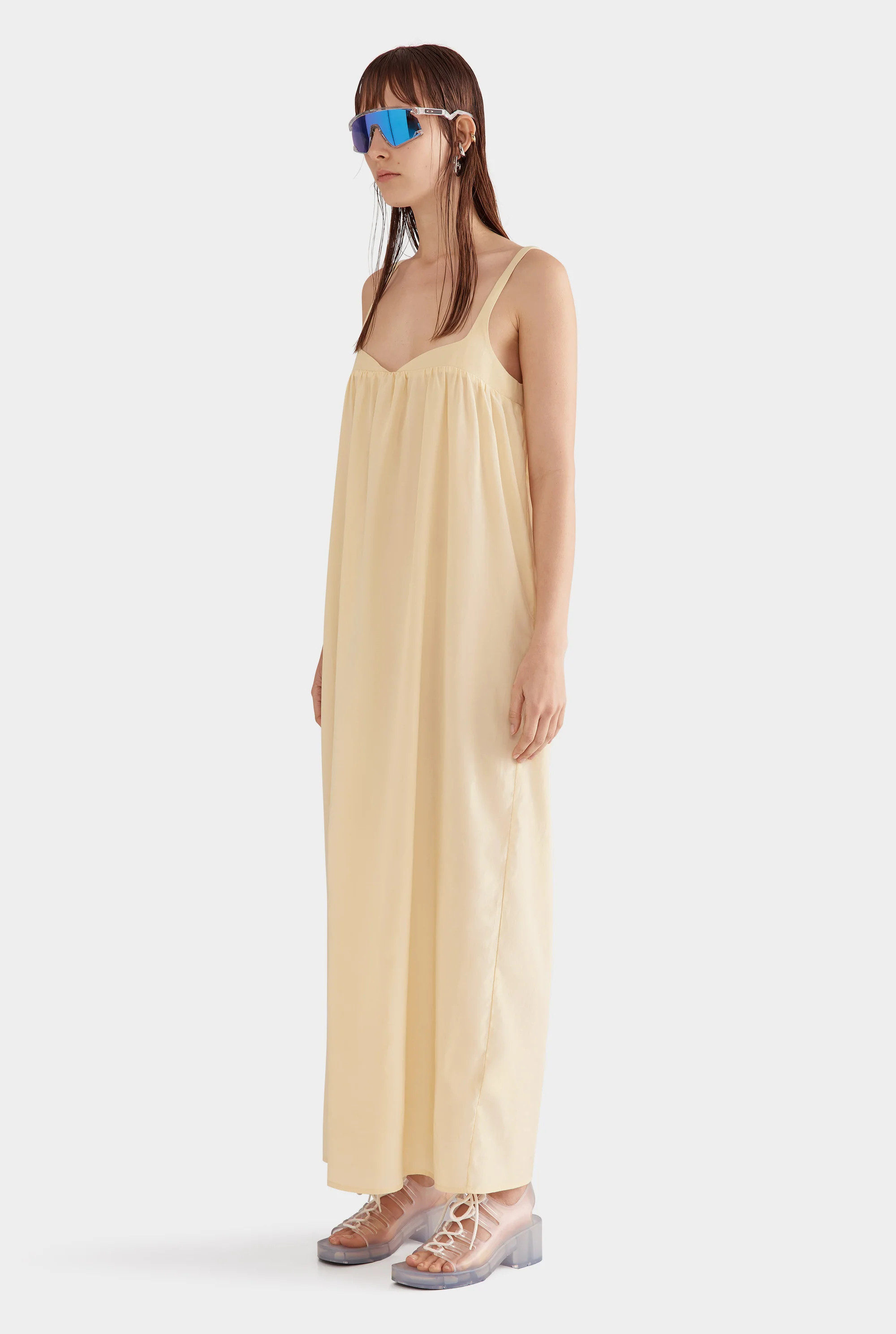 Silk Cotton Maxi Dress | Venroy AU