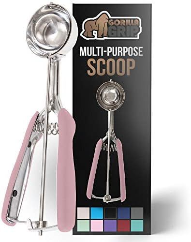Gorilla Grip Premium Stainless Steel, Spring-Loaded Scoop for Fruit, Cookie and Ice Cream, Easy S... | Amazon (US)