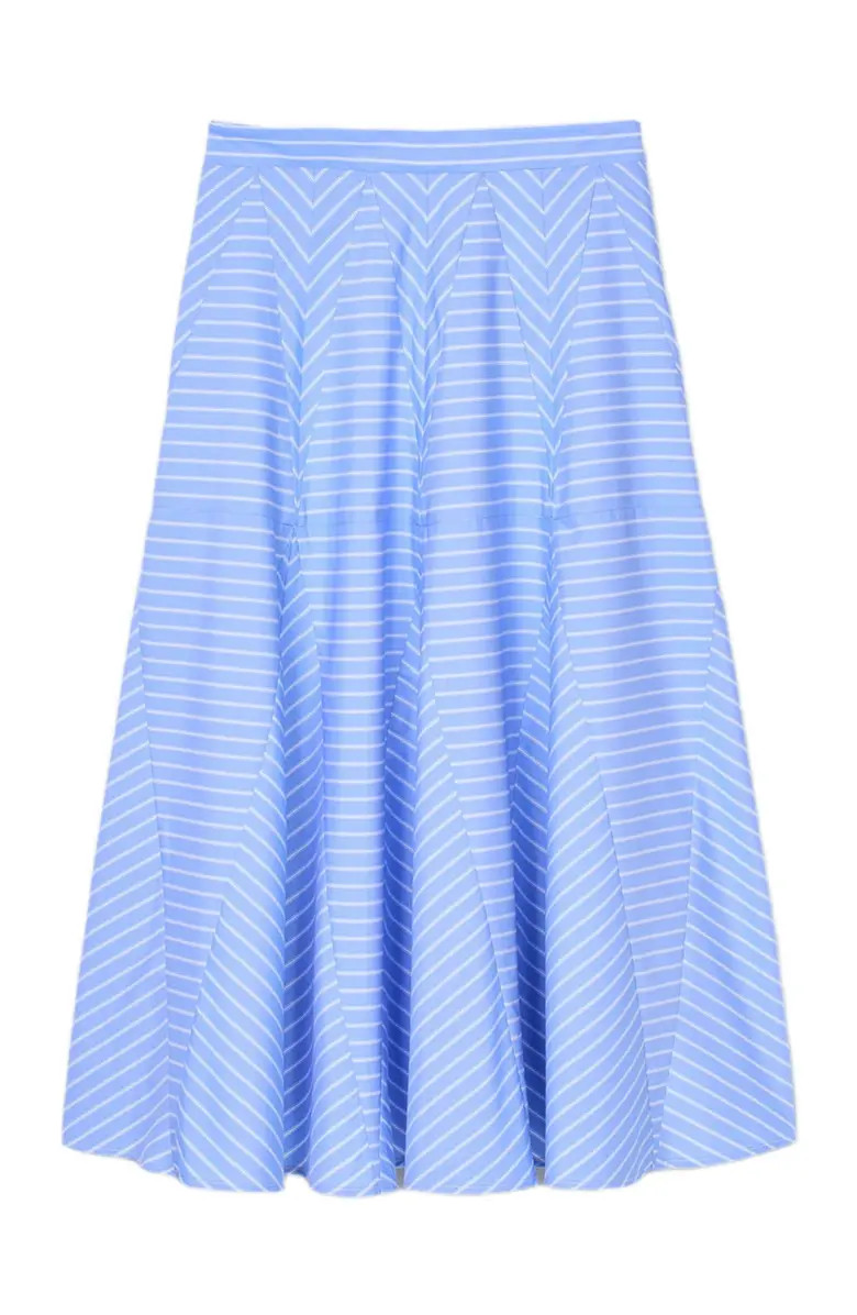 SANDRO Long striped skirt | Nordstrom | Nordstrom