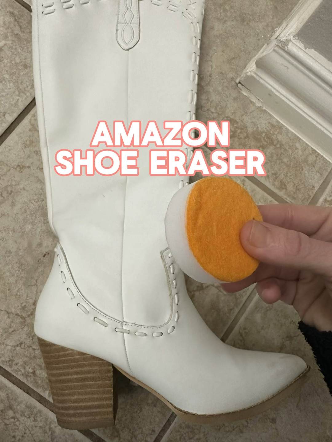 Amazon shoe/sneaker eraser

Also found my favorite white western boots are on sale! They have the most gorgeous stitching and short girl friendly height 🤠😍
sz 6 true to size 

#LTKsalealert #LTKstyletip #LTKshoecrush