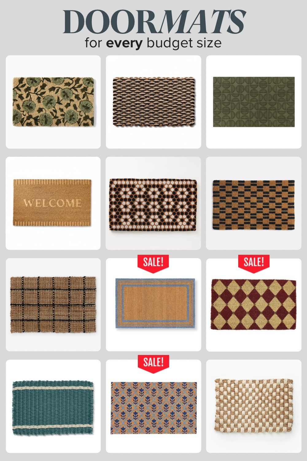Just in time for spring: doormats for each budget! @Target has two great options that are $35 and under. I’ve personally been eyeing that checker option from McGee & Co. forever. Which one’s your favorite?

#LTKHome #LTKSeasonal #LTKSaleAlert