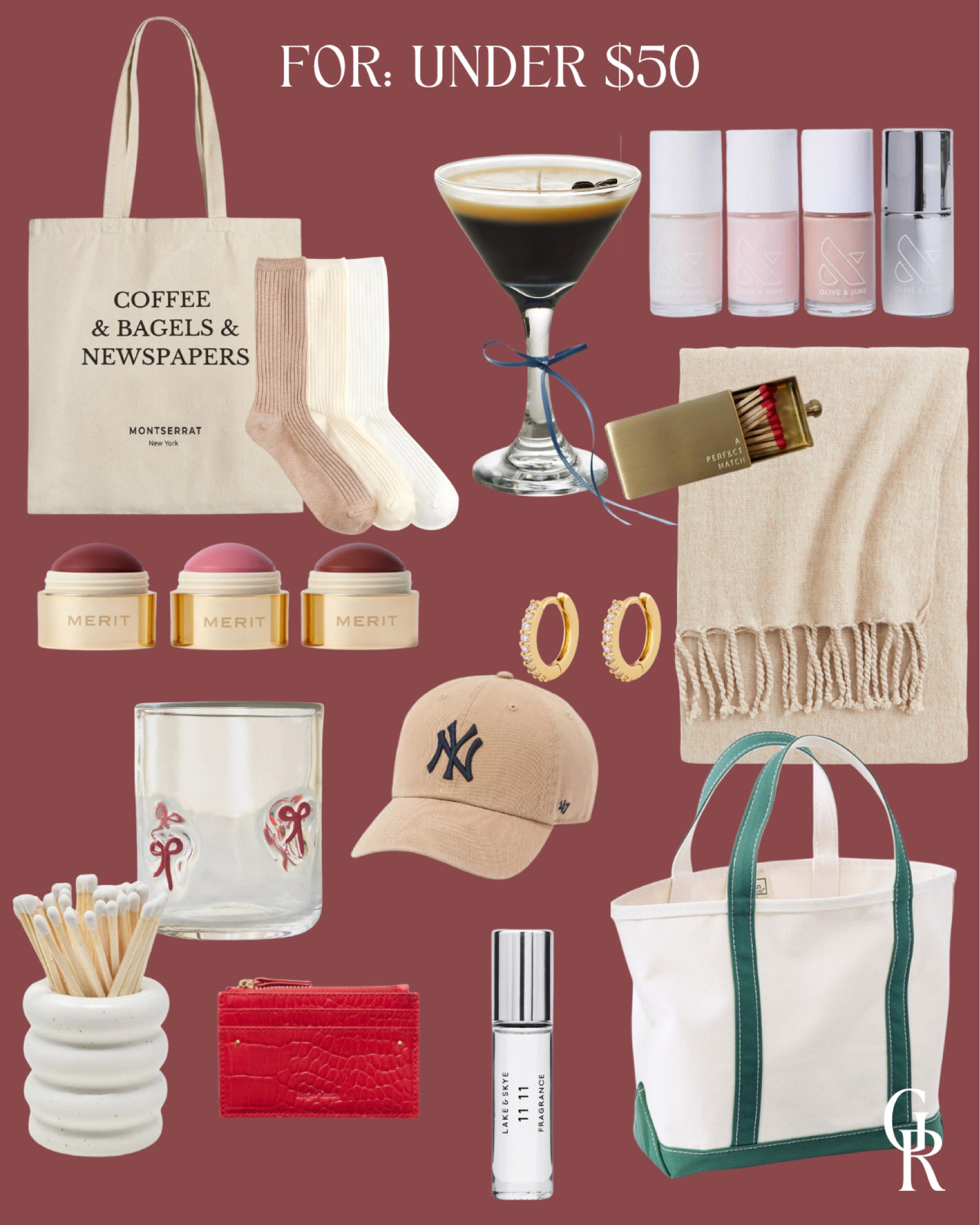 Holiday gift guide: under $50 
#holidaygiftguide #giftguide 

#LTKGiftGuide #LTKFindsUnder50 #LTKStyleTip