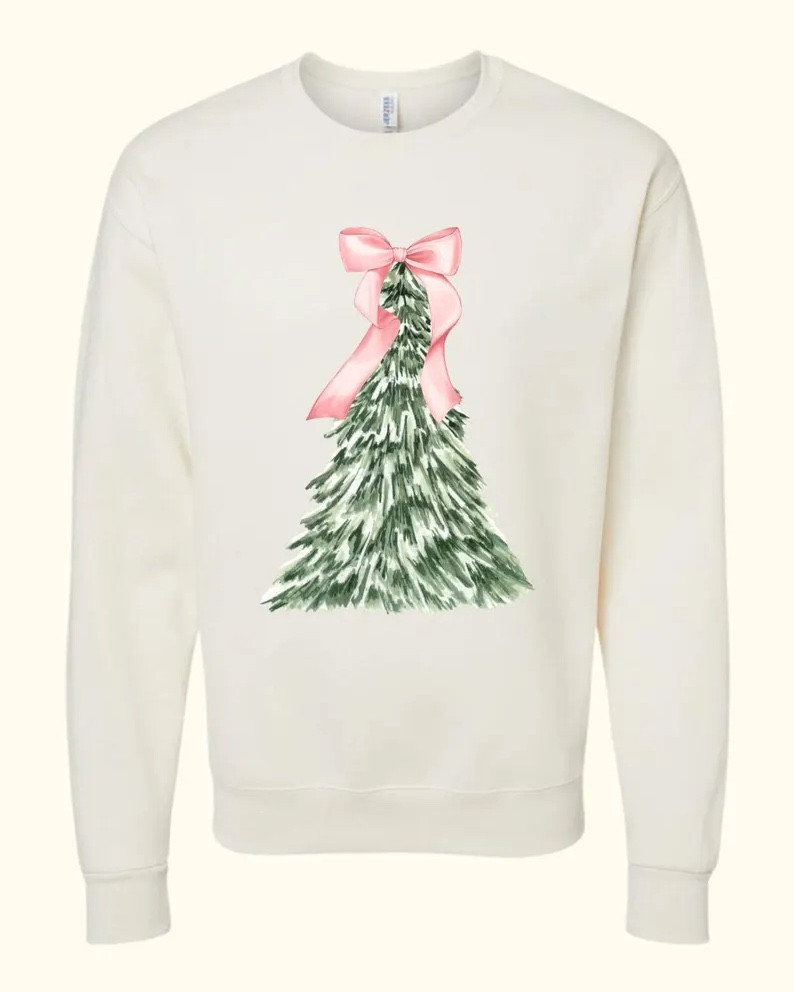 Christmas Tree Bow Crewnecks 🎀 #christmas #christmassweatshirt 


#LTKFindsUnder100 #LTKFamily #LTKSeasonal