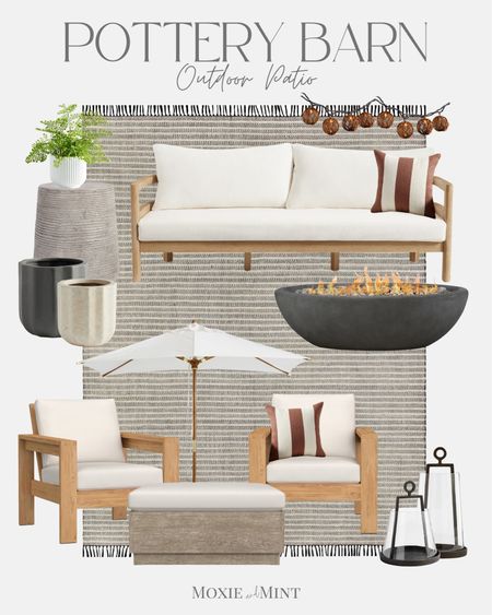 Pottery Barn Furniture / Pottery Barn Outdoor / / Outdoor Seating / Outdoor Furniture / Outdoor Fire pits / Outdoor Decor / Patio Decor / Patio Planters / Outdoor Area Rugs / Outdoor Umbrella / Outdoor Tables / Outdoor Lighting / Patio Accent Lighting /

#LTKSeasonal #LTKstyletip #LTKhome