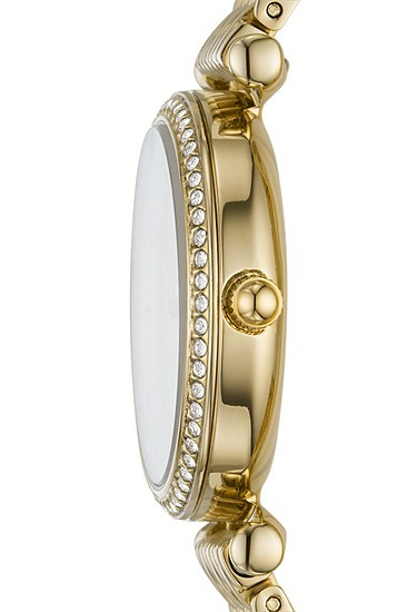 Carlie Mini Three-Hand Gold-Tone Stainless Steel Watch | Fossil (US)