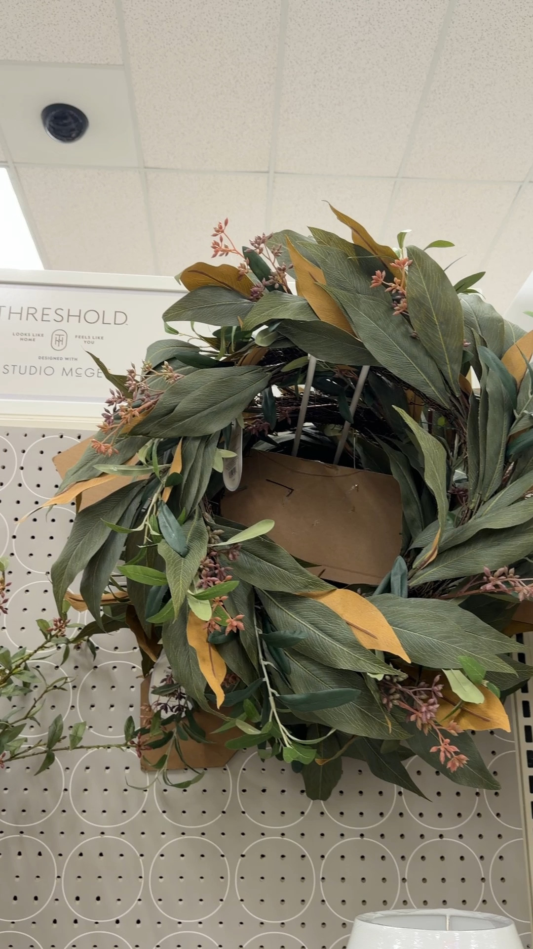 Fall inspired wreath from Threshold & Studio McGee - the colors are perfect! 

#Threshold
#Targethome