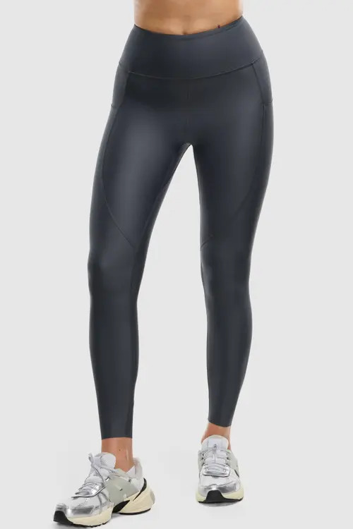 Peloton Paceform 25"" Performance Pocket Tight in Dark Grey at Nordstrom, Size X-Small | Nordstrom