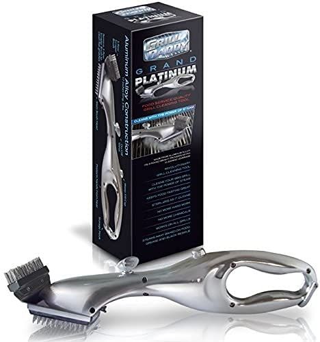 Grill Daddy GL13186C Grand Platinum Steam Grill Brush, 20", Gray | Amazon (US)