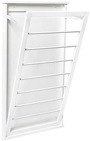 Amazon.com: Honey-Can-Do DRY-04445 Large Wall-Mounted Drying Rack, White : Home & Kitchen | Amazon (US)