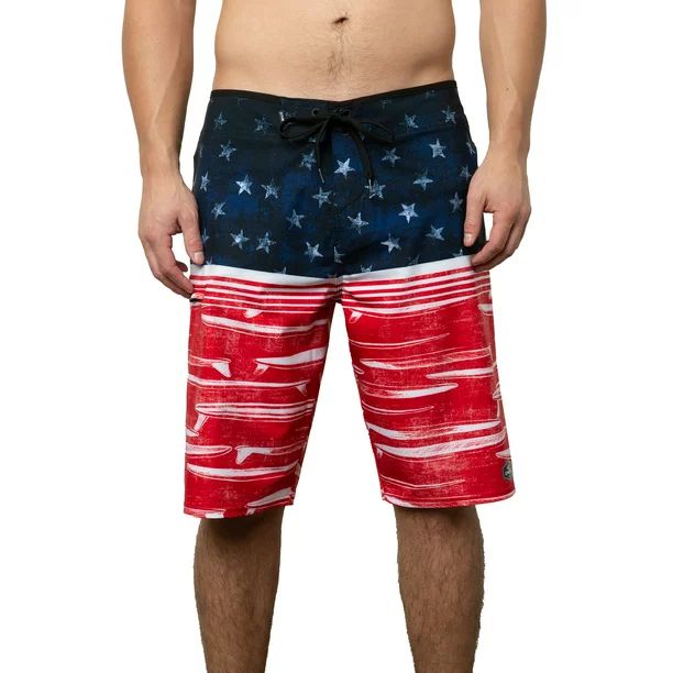 O'Neill GI Jack Patriotic Hyperfreak Boardshorts with American Flag theme | Walmart (US)