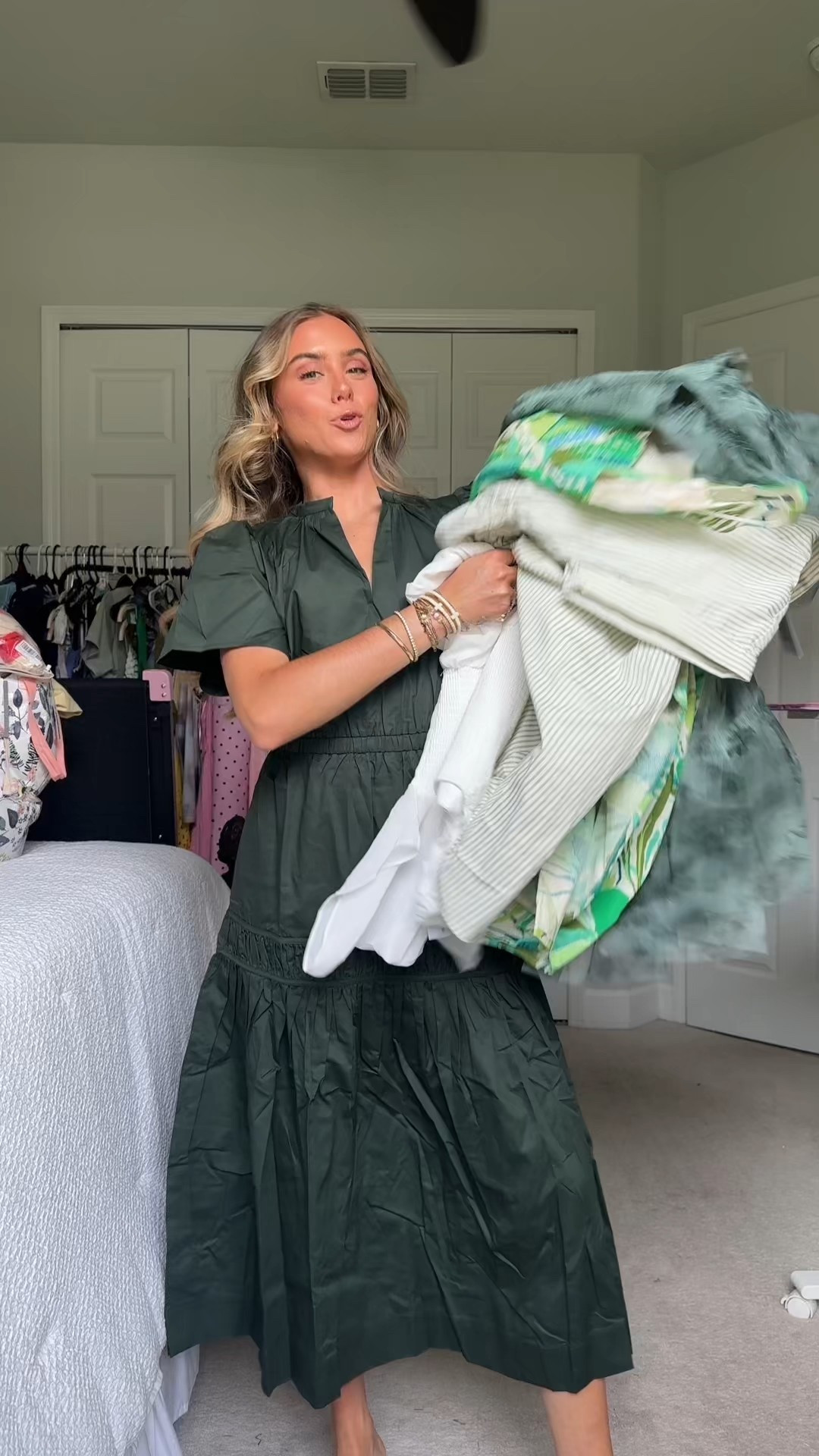 Code is SLOANEBB15. totally dress obsessed just let the multiple clothing racks in the back prove it these are all under $100 and from Baltic born a favorite around here 🤗 I’m 5’4 for reference with size 25 waist. 

#balticbornclothing #balticborndress #weddingguestdress #weddingguestdresses #maxidress @B A L T I C B Ø R n 

#LTKFindsUnder100 #LTKWedding #LTKSaleAlert