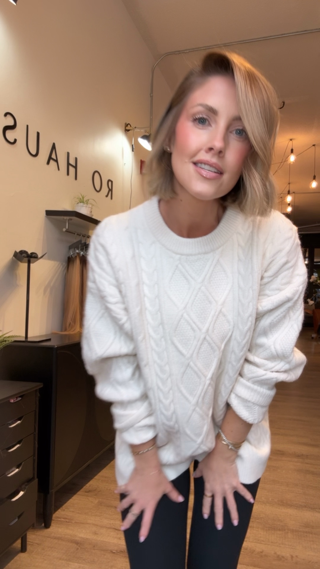 Small Amazon sweater / XS leggings / boots are true to size 🖤

#LTKPetite #LTKootd #LTKOver40