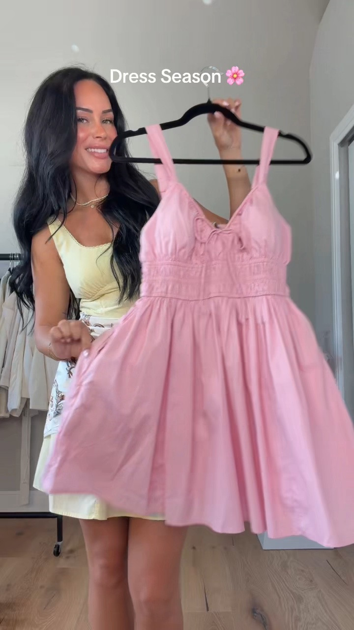 Dress season 💗 showing a few ways I’d style the same pink dress from casual to more dressed up just by changing the shoes & accessories ✨

My sizing 5’7, 145lbs, 32dd
I’m wearing size smalls 

@abercrombie

#LTKgrwm #LTKootd #LTKU