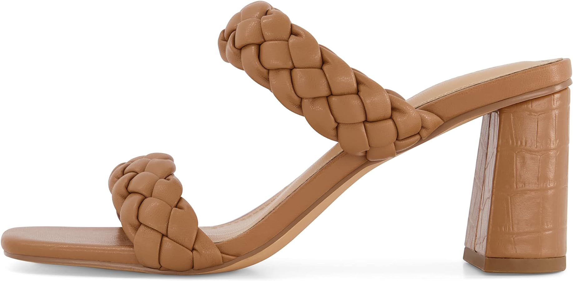 Dunes Women's Iris braided Heel Sandal +Memory Foam Insoles | Amazon (CA)