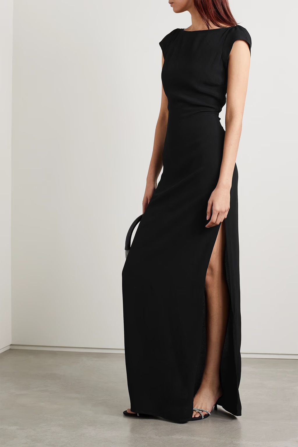 Odyn open-back crepe maxi dress | The Outnet (APAC)
