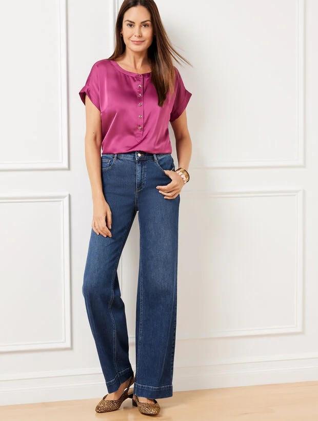Trouser Jeans - Camilla Wash | Talbots