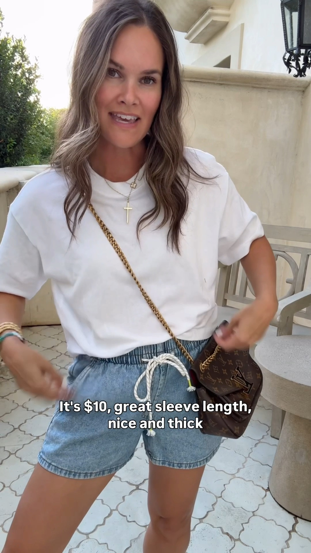 The easiest summer uniform 🤍 A great white tee + comfy denim shorts = done. Both are so good!

#LTKootd #LTKmomlife #LTKgrwm