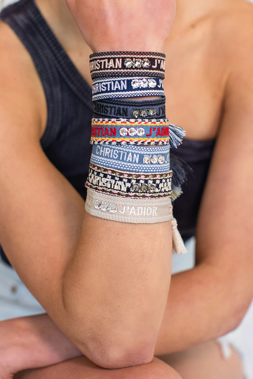 NEW!! "Icon" Woven Tassel Bracelet Stack in 5 colors & 2 Stack Styles | Glitzy Bella