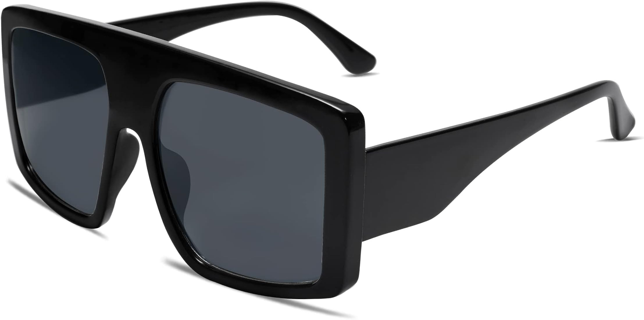 VANLINKER Oversized Square Sunglasses Fashion Flat Top baddie Shades VL9579 | Amazon (US)