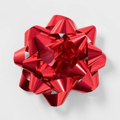 Mega Bow Glitter Red - Wondershop&#8482; | Target