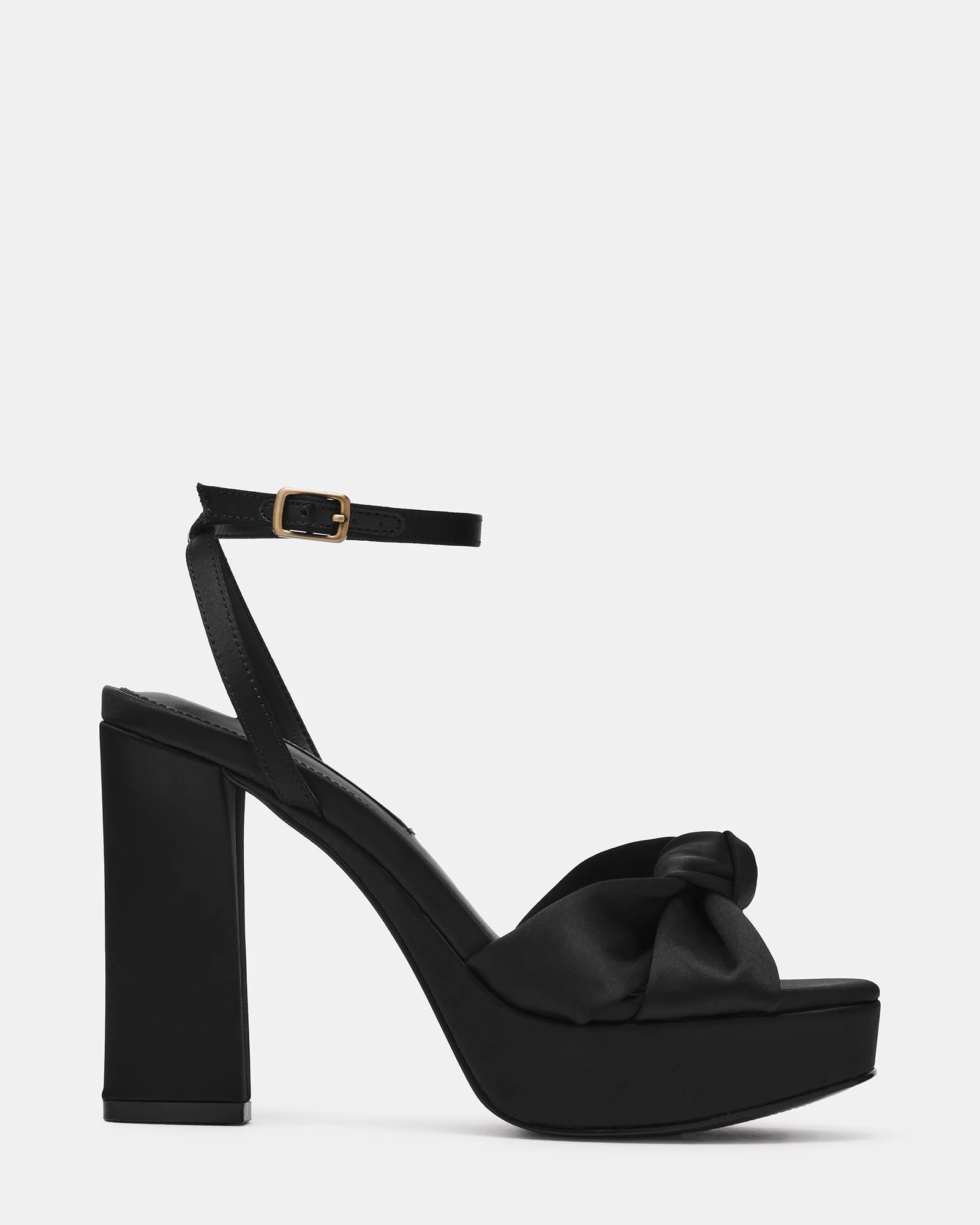 KNOTI BLACK SATIN | Steve Madden (US)