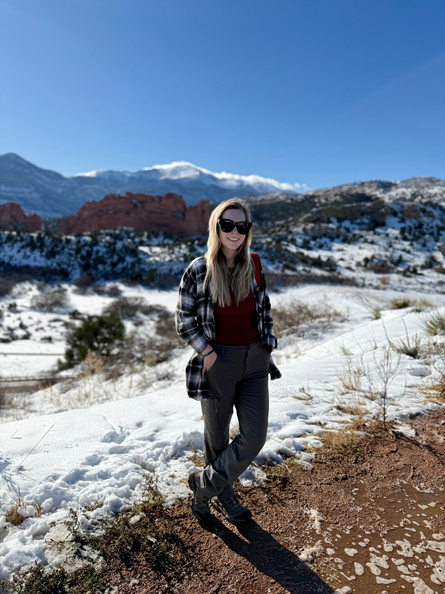 We had to go see all the snow we got over the past few days! This outfit kept me warm and comfy! These pants from REI are my absolute favorite for hikes! This shirt I purchased when I was pregnant with my 2nd and it has so much stretch that it works perfect back at my pre pregnancy weight! This flannel I’ve had for years and it’s grabbed so often to pair with outfits in the winter! 

#LTKActive #LTKTravel #LTKFitness