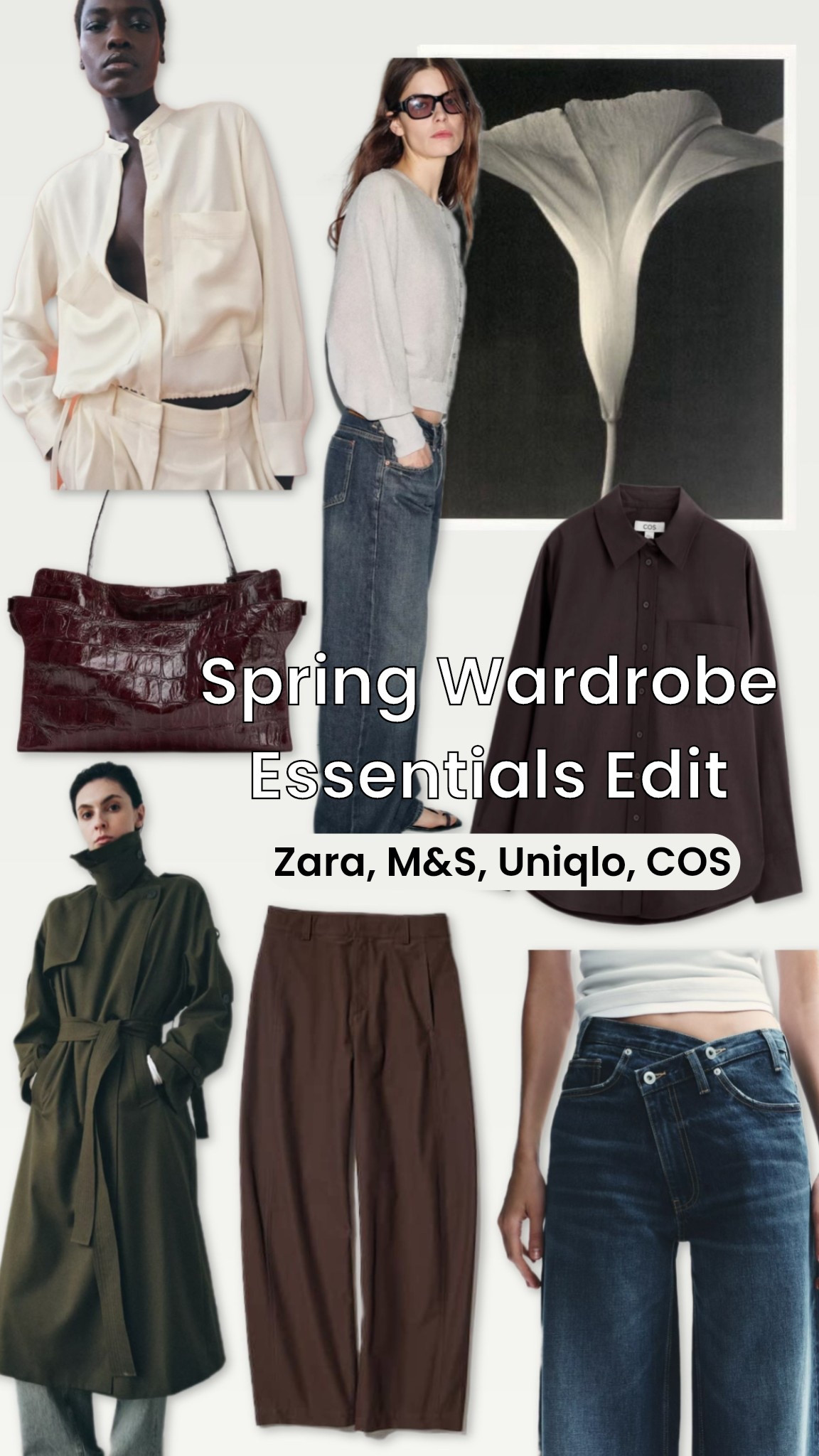 New in spring wardrobe essentials from Zara, Marks and Spencer, COS and Uniqlo from trench coats to barrel leg trousers and denim jeans to your office workwear staples 

#LTKjeans #LTKuk #LTKFashionMonth