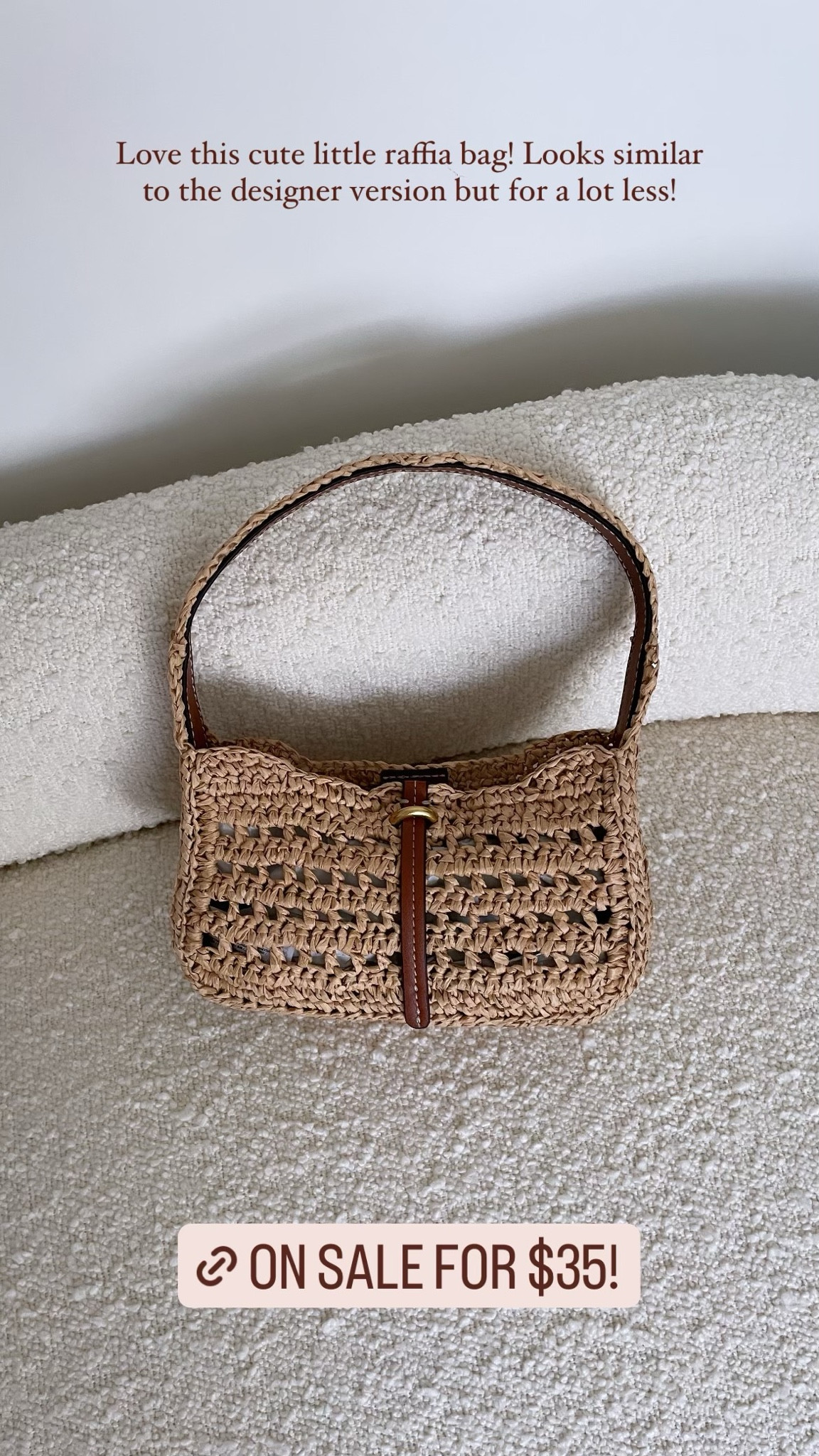 Love this cute raffia bag for summer! Looks similar to a designer bag but for a lot less! It’s on sale for $35! 

Raffia bag, raffia purse, raffia handbag, sale, Mango, summer outfit, The Stylizt 



#LTKSaleAlert #LTKFindsUnder50 #LTKItBag