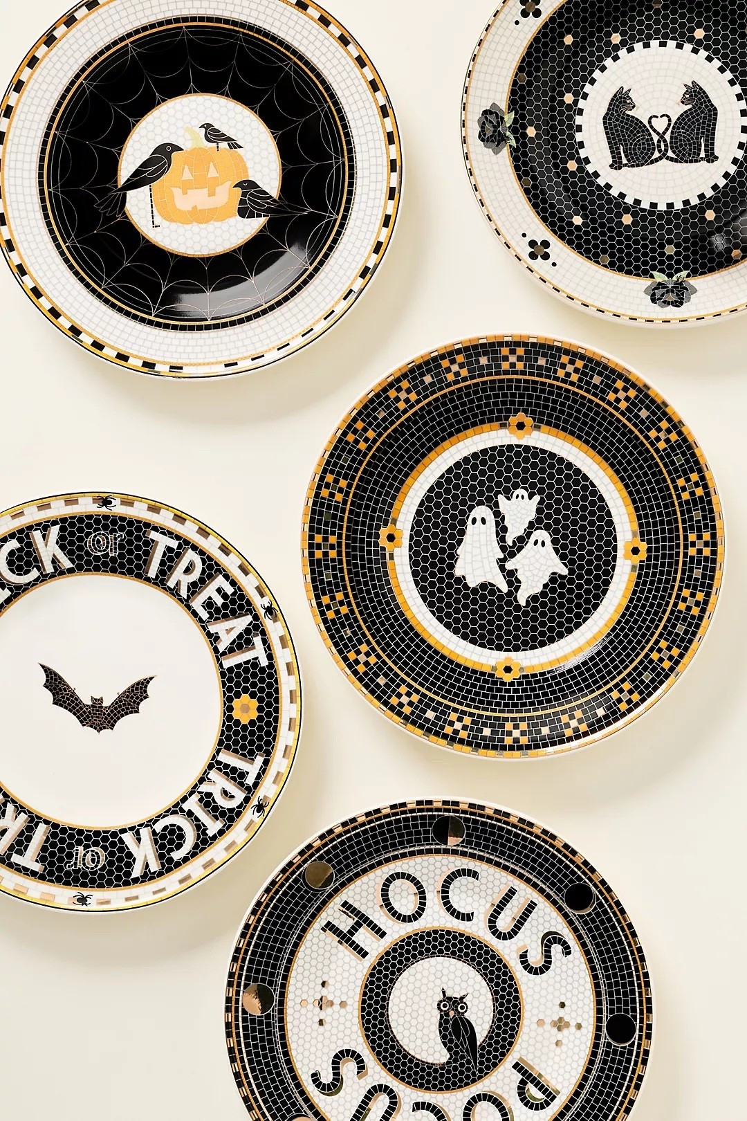 Bistro Tile Stoneware 24k Gold Accent Halloween Dessert Plate

#LTKHome #LTKSeasonal #LTKmomlife
