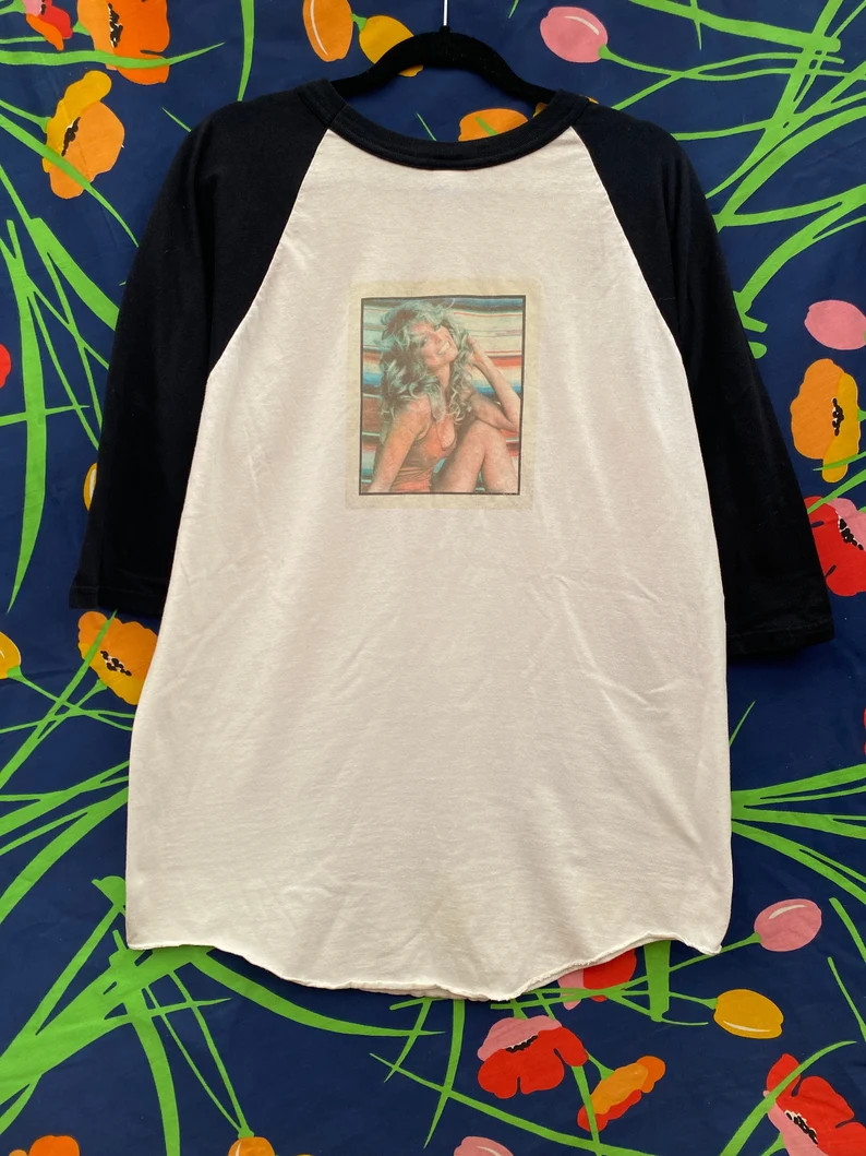 Vintage Farrah Fawcett Raglan Single-stitch 70s/80s Shirt Charlies Angels Super Rare - Etsy | Etsy (Global)