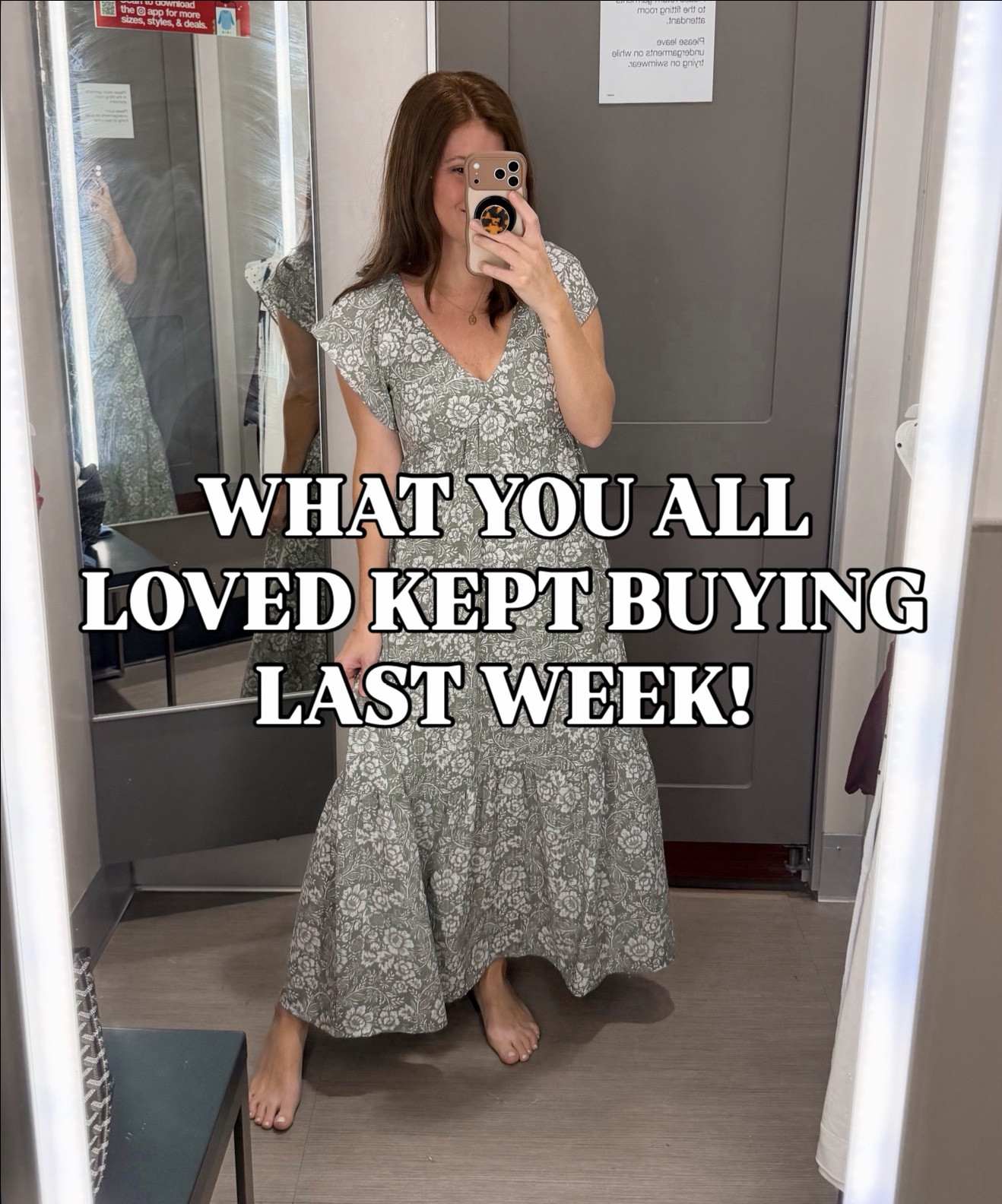 Last week’s top sellers 👏
The ones you loved, tapped, and kept coming back for, clearly y’all have great taste 😉

Sharing all the most-shopped, most-loved finds right here

Green floral dress – size small
White gauze dress – size small
Lace floral maxi dress – size small but need an extra small
Floral jeans – size 4
Sweatpants jeans – size 25
Amazon jeans – size 4

🤍 Follow @styledinasnap_ for daily affordable finds & real-life mom style

Which one are you grabbing (or already own)? 👀👇

#affordablefashion #momstyle #topfinds #bestsellers #everydaystyle #casualchic #shopthelook #budgetfriendly #styledinasnap #fashionfinds

#LTKOver40 #LTKSeasonal