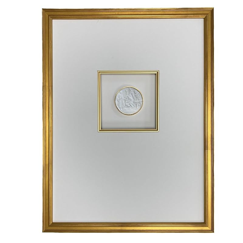 Framed Religious Intaglios in 12x16 Gold Frame (The Foolish Rich Man) | Amazon (US)