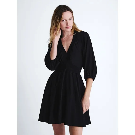 Scoop Women's and Women's Plus Mini Raglan Dress, Sizes XS-4X | Walmart (US)