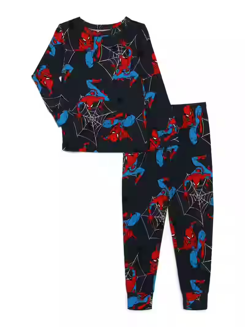 Character Toddler Viscose Unisex 2-Piece Pajama Set, Sizes 12M-5T | Walmart (US)