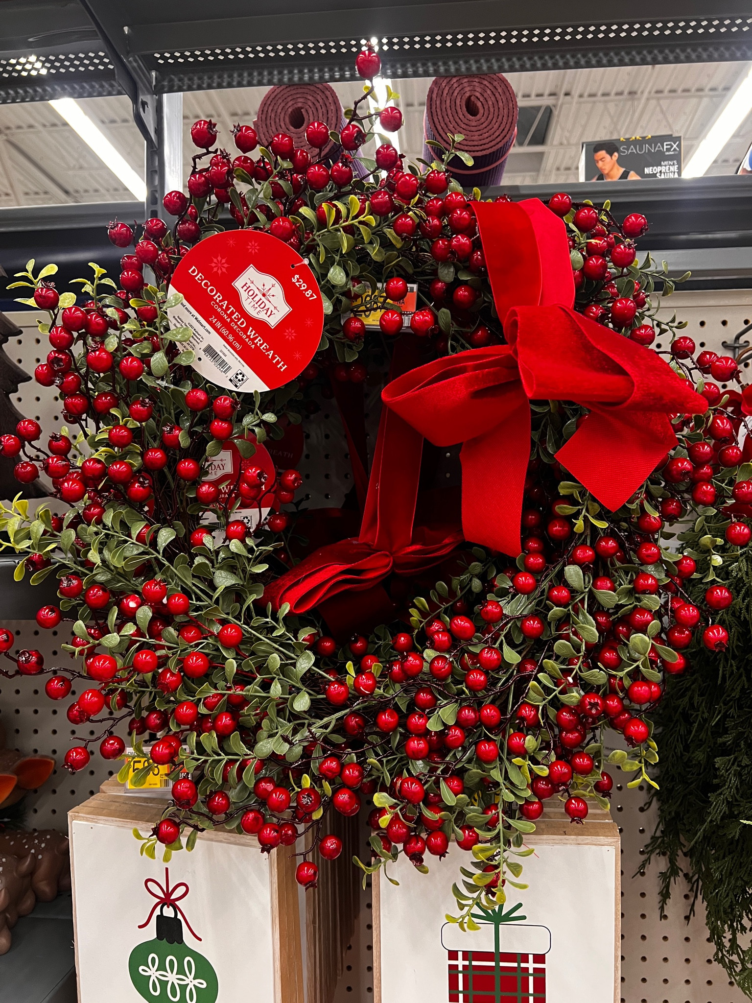 This Red berry and eucalyptus Christmas wreath is absolutely gorgeous and a great price. Available at @walmart

#LTKSeasonal #LTKhome #LTKHoliday