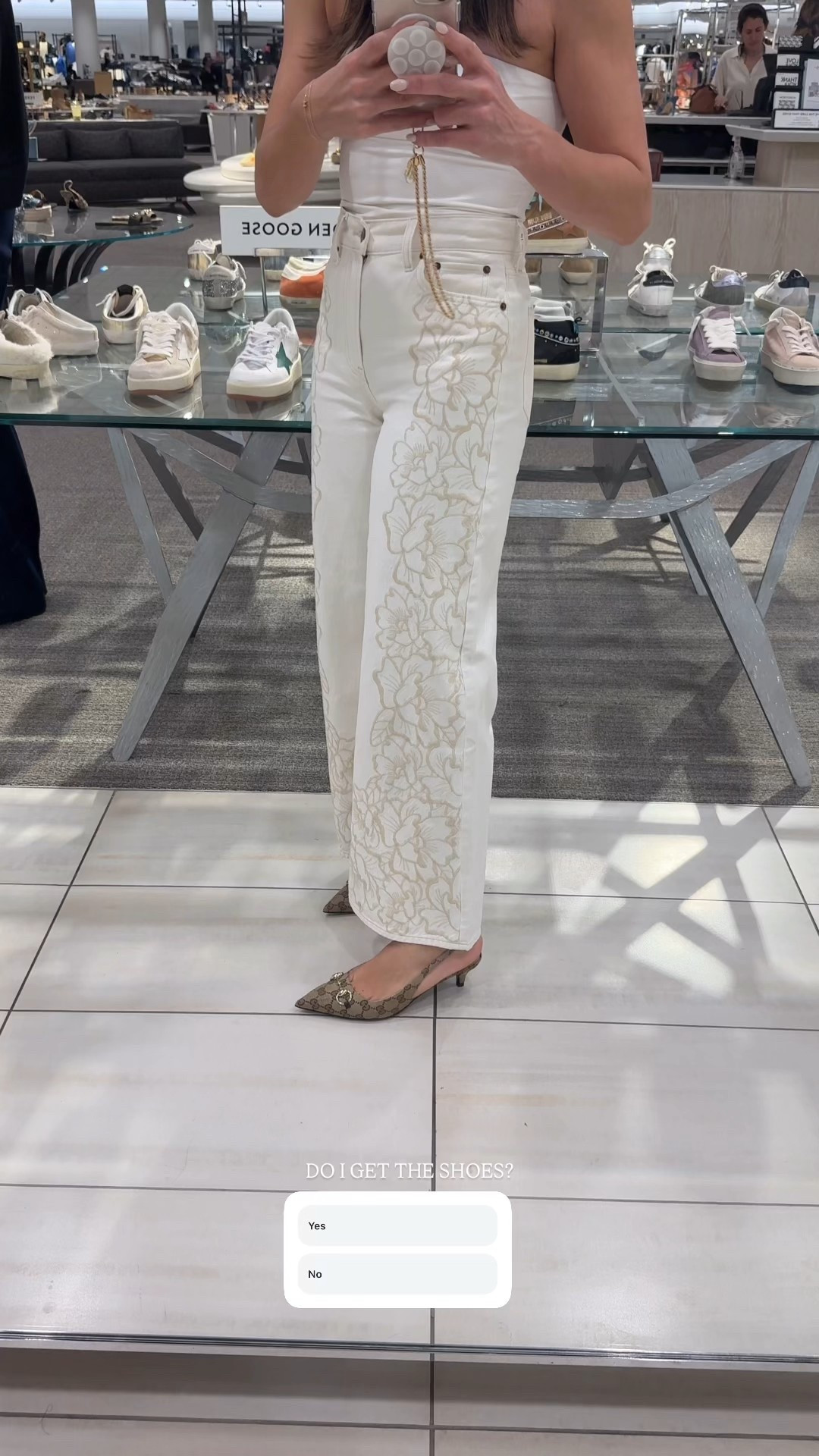 Size 24 jeans! And shoes are true to size  