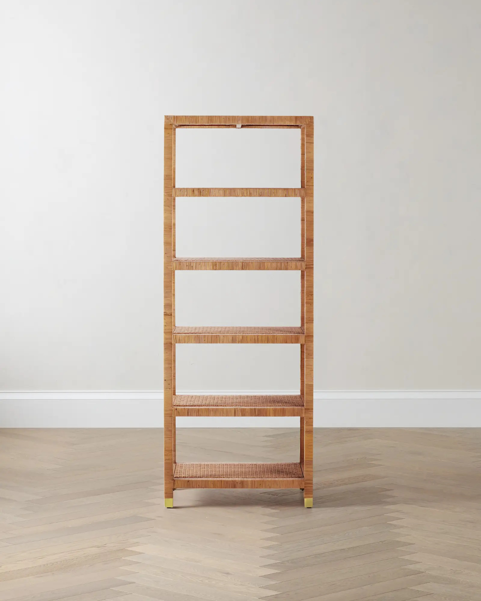 Handwoven Rattan Bookcase | Quince