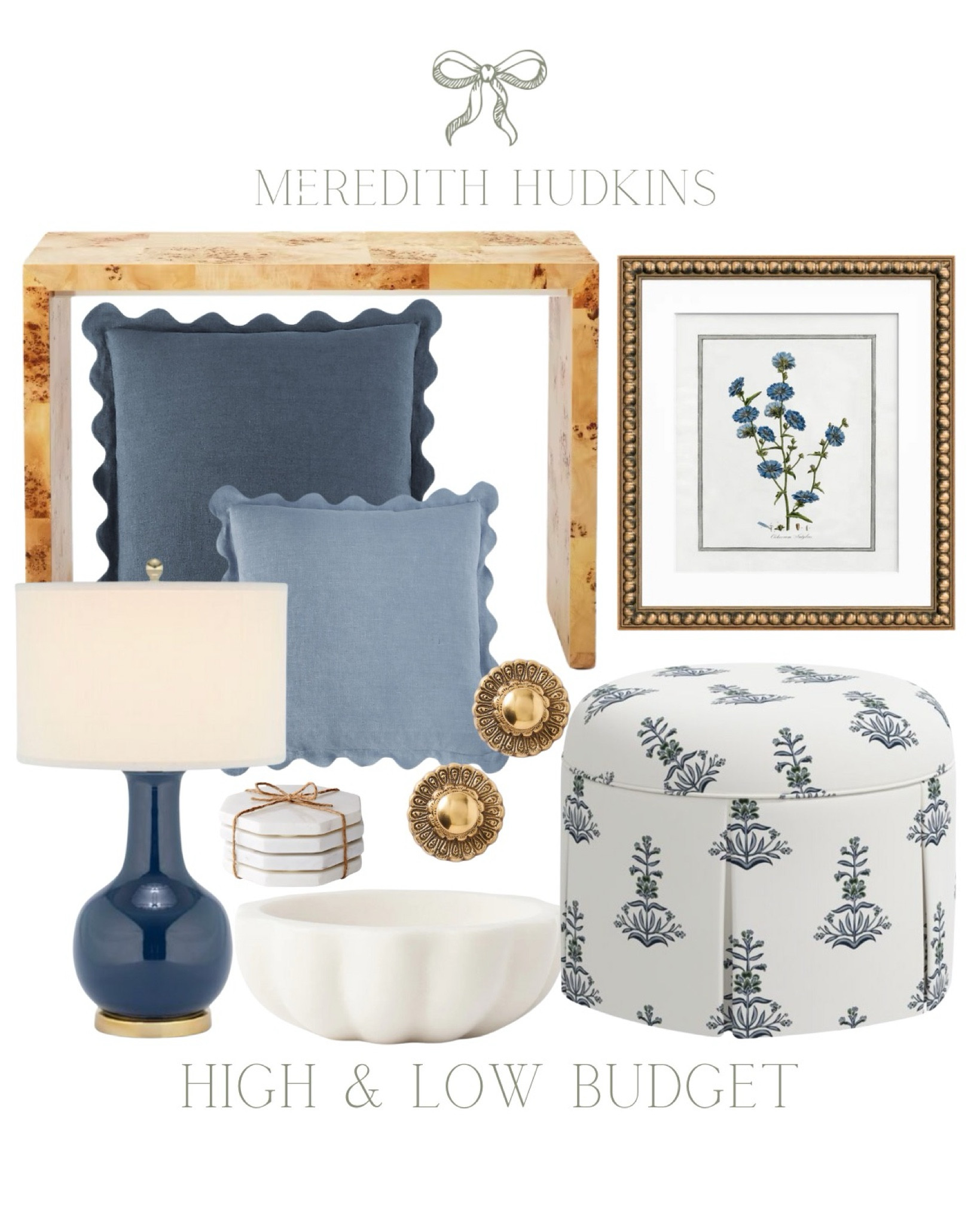 Meredith Hudkins , interior design, classic, preppy, coastal, timeless, affordable, chic, Ballard, designs, scalloped pillows, throw pillows, living room, bedroom, home, decor, one Kings Lane, artwork, Wayfair, burl, wood, consult table, ottoman, blue, and white home, anthropology, pottery, barn, brass, gold, target, Lamp

#LTKFindsUnder50 #LTKStyleTip #LTKHome